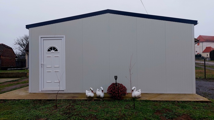 Dupla montažna garaža